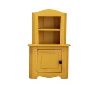 Generico Porta Funzionale per espositore angolare in Miniatura, Yellow | Porta funzionale per la visualizzazione scene realistiche accessori per case delle bambole e giochi ruolo
