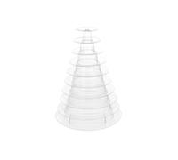 Generico Porta Macaron in Plastica Trasparente a 10 Livelli Supporto Multifunzionale per la Mostrazione di Dolci Eventi Riutilizzabile e Facile da Pulire Torte Pasticcerie