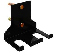 Generico Porta Manubri Palestra Casa con Supporto a Muro in Metallo Nero, Robusto e Pratico Rack di Stoccaggio per Bilancieri per Utilizzo Domestico e Fitness Indoor