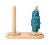 Generico Porta Matassa,Distributore Organizzatore Filo Doppio Cuscinetto - Supporto Porta Gomitoli Avvolgitore in Legno,per Principianti Cucito Casa Maglia Ricamo Artigianato