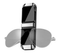 Generico Porta Occhiali da Sole per Auto | Supporto per Occhiali da Sole con Doppia Clip - Organizzatore E per | per Interno Camion Auto Furgone Berlina Uomini Donne Viaggio