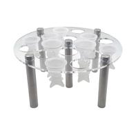 Generico Porta Pezzi degli Scacchi - Porta Pezzi degli Scacchi in Acrilico, Supporto per per Pezzii Deglii ScacchiiIn Resina, Supporto per per Pezzii DegliiScacchiiIn Resina | SupportosA 5 Gambe