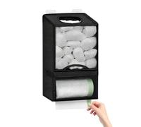 Generico Porta Sacchetti,Soluzione Portasacchetti da Parete | Dispenser per Rotoli di Sacchetti della Spazzatura - per Cucina, Dispensa, Porta, Bagno, Lavanderia, Garage, Campeggio e Camper