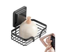 Generico Porta Sapone da Parete - Vassoio a per Sapone e Spugna, Organizer in Acciaio con Ganci, Pratico Accessorio per Bagno e Cucina, Ideale per Doccia, Lavabo