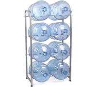 Generico Porta secchi per Acqua Potabile - Porta brocche impilabili - Organizer da Pavimento per Bottiglie d'Acqua, Soluzione di stoccaggio Perfetta per casa, Ufficio, Cucina, Magazzino ed Eventi, (A
