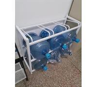 Generico Porta Secchiello per Acqua Potabile - Porta Bottiglie d'Acqua a Scomparti Multipli - Organizzatore salvaspazio per Cucina, Ufficio, Garage - Protezione del Pavimento, Ideale per casa e soggi