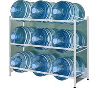 Generico Porta Secchio per Acqua Potabile - Porta Bottiglie d'Acqua impilabile e Resistente, Dispenser a Doppia Fila di Grande capacità per casa, Ufficio e Uso Esterno - Organizza la Tua idratazione