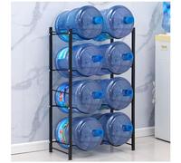 Generico Porta Secchio per Acqua Potabile - Porta brocche per refrigeratore d'Acqua Resistente - Organizzatore impilabile per Bottiglie d'Acqua, Design smontabile, Acciaio al Carbonio Resistente, IDE