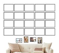 Generico Porta segnaletica - Cornice per informazioni - Cornice A4 da 20 pezzi per casa, ufficio, negozio al dettaglio, Grafici del flusso di lavoro, Orari delle lezioni,