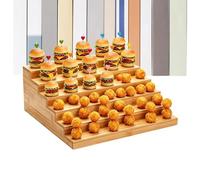 Generico Porta Spiedini Espositore Alimenti - Espositore Per Formaggi A 6 Ripiani | Per Spiedini Alimentari | Per Frutta, Antipasti, Carne, Feste, Catering, BBQ, Buffet e Matrimonio