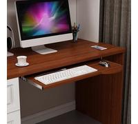 Generico Porta Tastiera Estraibile, Supporto Tastiera Scorrevole per Scrivania, Cassetto sotto Scrivania, Ripiano Estraibile, Nessuna Installazione di Perforazione,A-70 * 26cm/28 * 10Inch