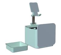 Generico Porta Telefono Da Scrivania - Culla Pieghevole E Regolabile | Culla Per Cellulare Con Cestino - Per Ufficio Tavolo Desktop Casa Adolescenti Donne Uomini Live Streaming Video