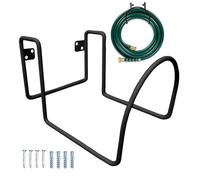 Generico Porta Tubo da Giardino | Resistente Organizzatore da Parete | Avvolgitubo per Prolunghe da Esterno,Per Cortile, Giardino, Terrazzo, Prato, Recinzione, Piscina, Irrigazione, Terrazza, Pulizia