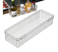 Genérico Porta utensili da cucina | Rete portatile per riporre oggetti - Cesto organizer per posate da campeggio, per piano di lavoro della cucina, esterno, escursionismo, zaino, picnic, spiaggia,