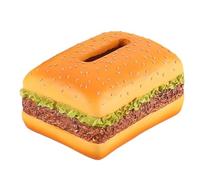 Generico PortaA Forma Di Hamburger | Dispenser Portatile Per A Forma Di Hamburger Simpatico - Porta di Carta Organizzatore,Per Famiglia Amici Casa Ufficio Scrivania Ristorante Festa
