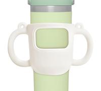 Generico Portabicchiere In Silicone Per Bicchiere - Manico Per A Doppio | Copertura Protettiva Antiscivolo | Per Biberon Tazze Da Caffè Isolate Sotto Vuoto Maniglia Per Coperchio Pr