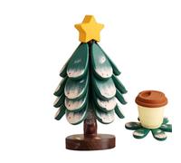Generico Portabicchieri Albero In Legno - Sottobicchieri Natalizi A Forma Di Albero - Centrotavola Invernale Per Bevande Base Per Pentole Ciotole - Regalo Casa e Festività