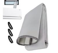 Generico Portable AC Hose Insulation, Air Conditioner Cover Wrap, 3 Adjustable Straps, Thermal Protective Layer, Reduces Energy Loss, Ideal for Vehicle, Home, Garage, Apartment, Use
