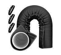 Generico Portable AC Hose Insulation, Air Conditioner Cover Wrap, 3 Adjustable Straps, Thermal Protective Layer, Reduces Energy Loss, Ideal for Vehicle, Home, Garage, Apartment, Use