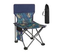 Generico Portable Camping Chair, Folding Chair, Compact Storage Side Pocket Strong Support Space Saving Lightweight Structure, Travel Accessories for Outdoor, Adventures, Travel, Beach, Picnic