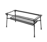 Generico Portable Camping Table, Detachable Folding Desk, Adjustable Hollow Design with Non Slip Feature, Compact Outdoor Furniture Modern Style, Camping Table, Travel Gear for Garden & Road Trip