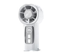 Generico Portable Car Fan - 199 Speed Ventilator, LED Display with USB Charging, Clip Hook with Easy Mount, Handheld Fan for Travel Camping, Car Fans for Beach Outdoor Dorm Home