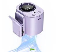 Generico Portable Clip On Fan - Rechargeable Handheld Cooling Device for Travel Camping Office | Battery Powered with Mini Air Circulator Waist, Neck Desk Mount for Summer Outdoor Breeze Tool