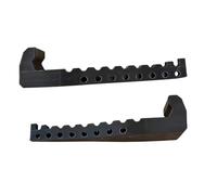 Generico Portable Clothes Drying Rack - 2 Pieces Quick Installation Hanger | Clothes Drying Rack | 3D Printed Material For Vehicles Family Automotive Indoor Outdoor Garage Truck SUVs Interior