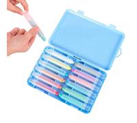 Generico Portable Dustless Chalk, Colorful Writing Pens for Drawing, Safe Non-Messy Classroom Chalk, Organizer for Outdoor Blackboard Whiteboard Sidewalk, Birthday Party Supplies Educators Artists