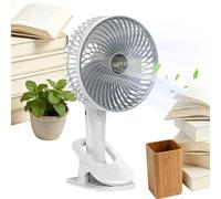 Generico Portable Fan - Battery Operated USB Rechargeable Personal Desk Fan, Quiet Powerful Cooling Fans For Home, Office, Dorm, Stroller, Car, Travel, Camping, Beach And Outdoor Use