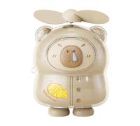 Generico Portable Fan for Travel,Capybara Blowing Device | USB Rechargeable Handheld Student Fan for Tent Outdoor Camping Beach Desk Garden School Gym