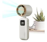 Generico Portable Fan Handheld | High Speed Foldable Rechargeable,Folding Mini Fan - for Travel Camping Vacation Outgoing Hiking Sports Backpacking Fishing