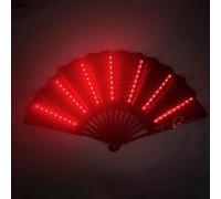 Generico Portable Fan - LED Handheld Fan With Light | Battery Powered Folding Mini Cooling Fans | Low Voltage Quiet Travel Fans For Outdoor Photography, Festivals, Summer Heat, Travel