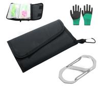 Generico Portable Fishing Lure Storage Bag with Buckle, Multi-Function Waterproof Soft Bait Organizer, Large Capacity Clear Lure Binder Tackle Bag