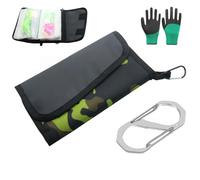 Generico Portable Fishing Lure Storage Bag with Buckle, Multi-Function Waterproof Soft Bait Organizer, Large Capacity Clear Lure Binder Tackle Bag