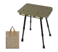 Generico Portable Folding Table, Adjustable Height Desk, Anti Slip Heavy Duty Tabletop. 12.09x8.46x1.38 Inches Foldable Legs, for Camping, Dorm, Apartment, Kitchen, Conferences, Travel Use