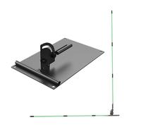 Generico Portable Golf Swing Plane Trainer - Adjustable Metal Alignment Stick Holder Set for Accuracy Training, Durable Fiberglass Indicator Rods | for Adult & Youth Golfers, Home Office & Course Use
