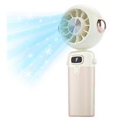 Generico Portable Handheld Fan, Cooling Fan, Folding Ventilator Device with 3.15x1.77x6.89 Inches, Quiet Blower for Outdoor, Summer, Car, Camping, Beach, Birthday, Lightweight