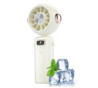 Generico Portable Handheld Fan, Cooling Fan, Folding Ventilator Device with 3.15x1.77x6.89 Inches, Quiet Blower for Outdoor, Summer, Car, Camping, Beach, Birthday, Lightweight