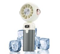 Generico Portable Handheld Fan, Cooling Fan, Folding Ventilator Device with 3.15x1.77x6.89 Inches, Quiet Blower for Outdoor, Summer, Car, Camping, Beach, Birthday, Lightweight
