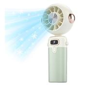 Generico Portable Handheld Fan, Cooling Fan, Folding Ventilator Device with 3.15x1.77x6.89 Inches, Quiet Blower for Outdoor, Summer, Car, Camping, Beach, Birthday, Lightweight