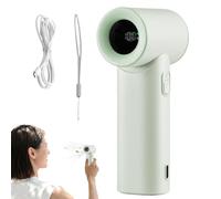 Generico Portable Handheld Fan - Personal Rechargeable Small Handheld Fan | 3000mAh 5 Speed Ultra-Quiet, Lightweight with Lanyard, 3 Modes USB Rechargeable for Women Car Outdoor Travel Beach Bedroom