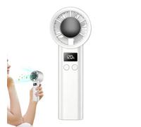 Generico Portable Handheld Fan Rechargeable Quiet LED Display 120-Speed | Small Handheld Fan Rechargeable for Summer Outdoor Hiking Travel Picnic Vacation Home Bedroom Office Women Men Kids