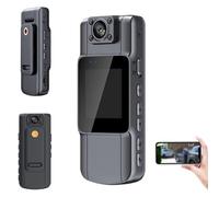 Generico Portable HD Action Camera, 4K/1080P mini Wearable Action Camera, Night Vision Actions Cameras, 150°Wide Angle, 180°Lens Rotatable with Audio and Video Recording (1080P)