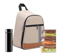 Generico Portable Lunch Box, Reusable Food Case, Large Storage Container, Multi Pocket Meal Organizer with Secure Lid Closure Leak Resistant Design for Adults Kids Women Men Work Travel Picnic Use