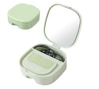 Generico Portable Makeup, Travel Cosmetic Mirrors, Beauty Products Box, Exquisite Design Led Light Touch Screen Adjustable Brightness for Women, 4.06x3.82x1.34 Inches