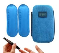 Generico Portable Medicine Storage Bag Digital Display Ice Pack Carrier Box