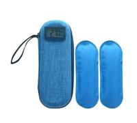 Generico Portable Medicine Storage Bag Digital Display Ice Pack Carrier Box