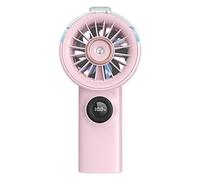 Generico Portable Misting Fan - Quiet Digital Display Handheld Cooling