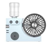 Generico Portable Misting Fan, Usb Rechargeable Air Circulator, Cooling Device with Mist Function, Dorm Office Bedroom Tool, Indoor Summer Accessory, Perfect for Home Desktop Travel Comfort